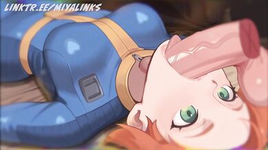 Fallout Parody: Redhead Vault Girl Gives a Blowjob Vault Trip checkup (2D Animation)