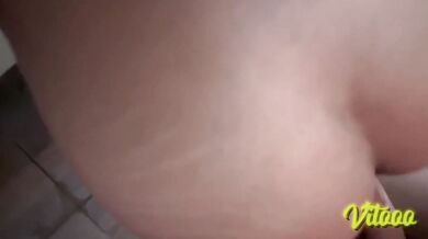Beautiful Latina having sex on a rainy afternoon with her boyfriend - she has a big ass - look how submissive she is