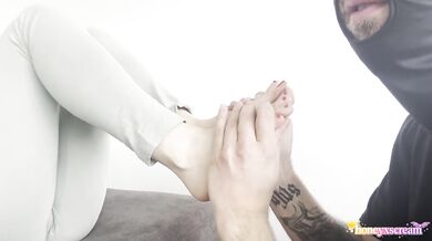 Small Sweaty Soles Post Gym and a Boyfriend Obsessed for My Feet