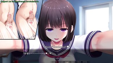 School Girl Ballbusting Punching Two Slaves Femdom Hentai