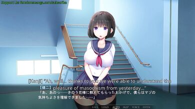 School Girl Ballbusting Punching Two Slaves Femdom Hentai