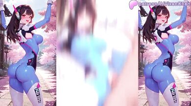D.Va - Next Round is SEX! Watch D.Va's Ass Jiggle [AI_HMV]
