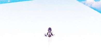 Thicc Elf VTuber Beach Strip Dance | Umpah Umpah Hentai MMD