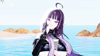 Thicc Elf VTuber Beach Strip Dance | Umpah Umpah Hentai MMD