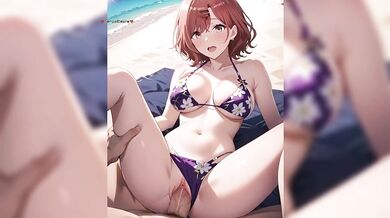 Beautiful girl gets fucked in different positions with huge boobs and ass hentai animation