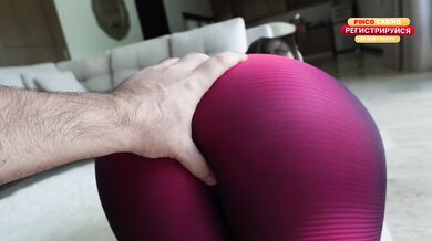 Yoga with my roommate ended in a hard fuck