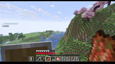Constructing a mountain trail in Minecraft Day II