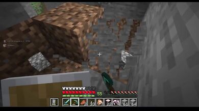 Constructing a mountain trail in Minecraft Day II