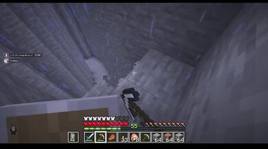 Constructing a mountain trail in Minecraft Day II