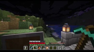 Constructing a mountain trail in Minecraft Day II