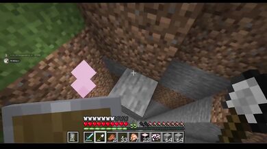 Constructing a mountain trail in Minecraft Day II