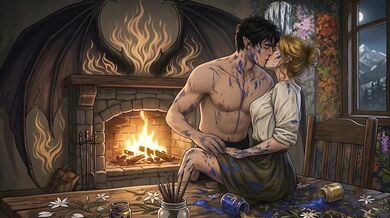 ACOTAR Chapter 55 - Feyre x Rhysand (AI Generated)