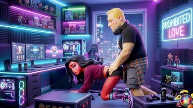 RGB Bedroom Fuck Gamer Moranguete cheats on her boyfriend with Batatudo’s big energy Gamer Girl Moranguete cheats and takes hardcore anal porn POV