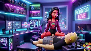 RGB Bedroom Fuck Gamer Moranguete cheats on her boyfriend with Batatudo’s big energy Gamer Girl Moranguete cheats and takes hardcore anal porn POV