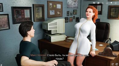 Game: FreshWomen, Episode 12 - Our university professor was very horny (russian voice)