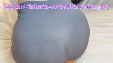 Japanese girl Hinata is gonna play with you using an empty vinyl orca inflatable