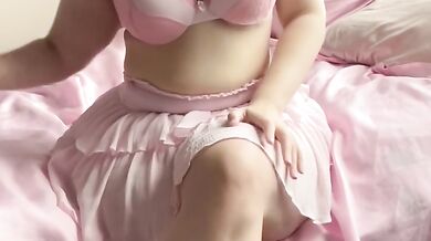Teasing tits and lifting my skirt