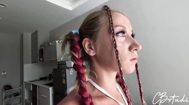 Cute Sex Doll's Ass Ready for HARD ANAL FUCK. Extreme CREAMPIE