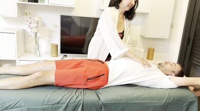 My Beautiful Stepmom. Romantic Massage for My Stepson. Intimate Video. Part 1