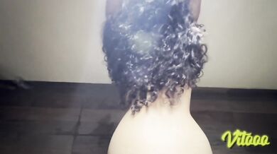Having sex standing up and in bed. My girlfriend moans so good