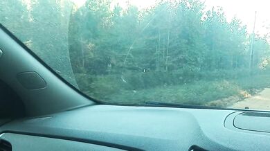 BOUT TO FUCK HIS SEXY HOT WIFE IN THE WOODS!