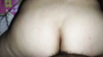 She loves having a tail in ass.