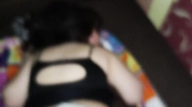 She loves having a tail in ass.