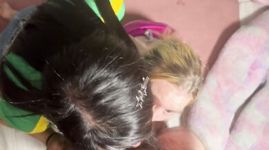 Colombian and American babes fuck their Latino Boyfriend Threesome