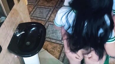DO YOU REALLY WANT TO DO IT IN THE BATHROOM?? AND WITHOUT A CONDOM??