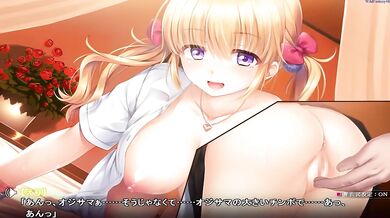 Cutie with big boobs lets you finger and lick her pussy [Nariyuki] / Hentai game