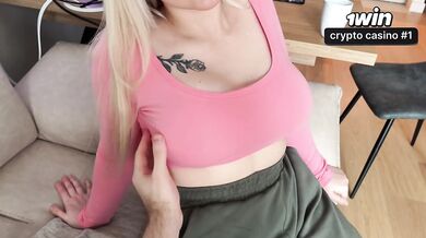 First meeting with my stepsister! Big tits and big ass!
