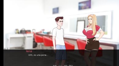 A WOMAN SEES US IN THE PORN STUDIO AND TRIES ON OUR PENIS LUST LEGACY PART 2