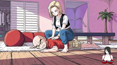 Android 18 Likes To Fuck Krillin Dragon BarlZ