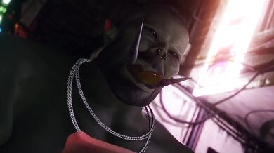 Asagi Igawa Taimanin gets fucked hard by Orc