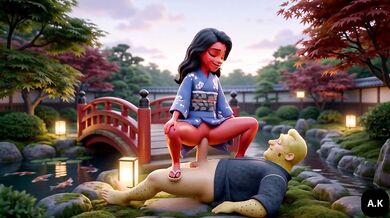 Japanese Girlfriend Cheating Moranguete takes her lover Batatudo’s anal in the park Married Japanese girl Moranguete cheats on her boyfriend with POV