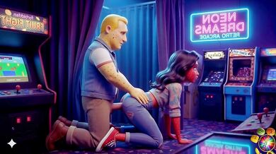 Gamer Girlfriend Cheating Moranguete takes her lover Batatudo’s anal at the arcade Gamer Moranguete cheats on her boyfriend with Batatudo’s POV anal