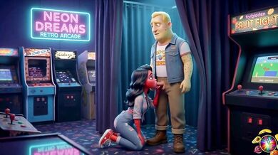 Gamer Girlfriend Cheating Moranguete takes her lover Batatudo’s anal at the arcade Gamer Moranguete cheats on her boyfriend with Batatudo’s POV anal