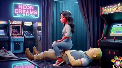 Gamer Girlfriend Cheating Moranguete takes her lover Batatudo’s anal at the arcade Gamer Moranguete cheats on her boyfriend with Batatudo’s POV anal