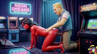 Gamer Girlfriend Cheating Moranguete takes her lover Batatudo’s anal at the arcade Gamer Moranguete cheats on her boyfriend with Batatudo’s POV anal