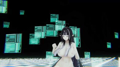 Hentai ELF VTuber Strip Dance | MMD Killer Body