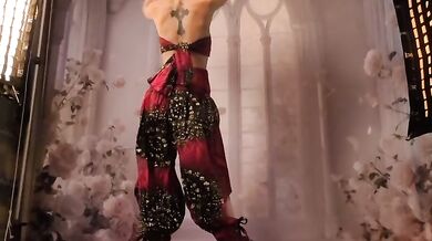 BTS Fashion Photoshoot: Red N Black 2 Piece Full Vid