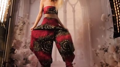 BTS Fashion Photoshoot: Red N Black 2 Piece Full Vid