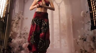 BTS Fashion Photoshoot: Red N Black 2 Piece Full Vid