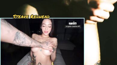 CUM FACE! Enjoying My New Bikini With My Stepbrother! Anna Cherry's reaction