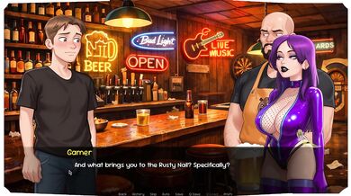 (P7) Golden Hours | Violet in Sexy Latex at the Bar... Can't Look Away!