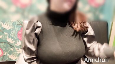 A Busty Japanese Housewife's Kinky Masturbation