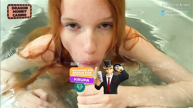 The girl stranger mixed up the men’s jacuzzi with the women’s jacuzzi. I fucked her hard and came all over her beautiful face | Kuporovaa Krupa