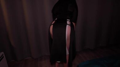 Nun gets a deep and huge creampie! Prone Bone POV