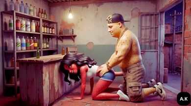 Favela Girlfriend Cheating Moranguete takes her lover Batatudo’s anal at the local bar Caught in the Favela Bar Moranguete cheats on her boyfriend POV