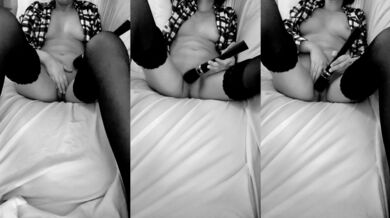 Wild vibration, trembling pussy, cum hard